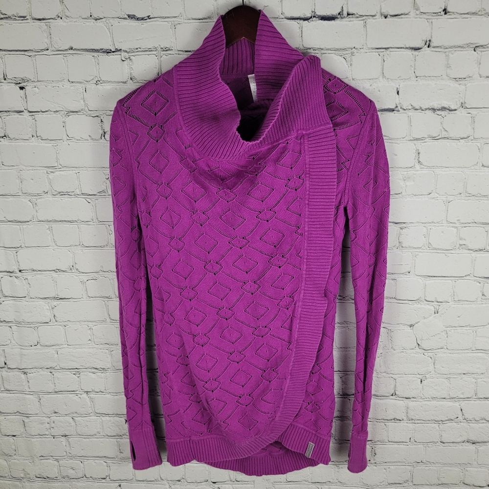 IVIVVA | eyelet wrap long sleeve cardigan
